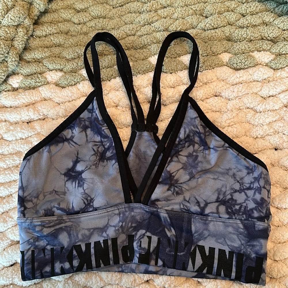 PINK Tie-dye bralette